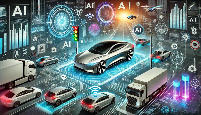 AI technologies for car led lights and laser led lights