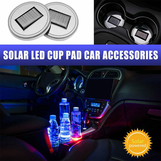 solar led interior lights in a car