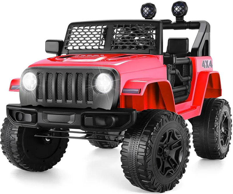 7 inch led work lights on electric offroad vehicle