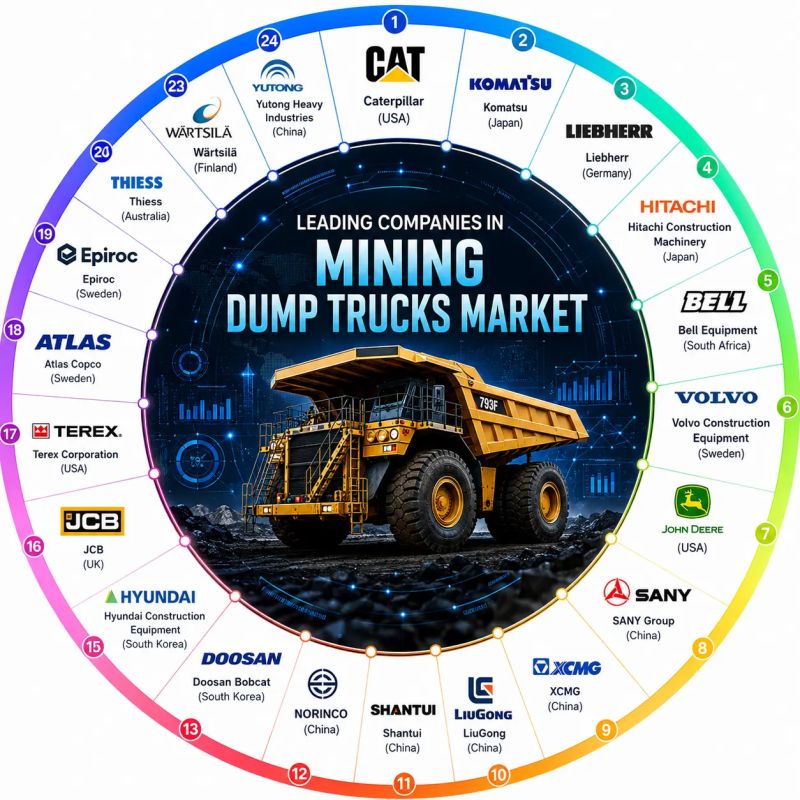 world-leading players of mining trucks in the world
